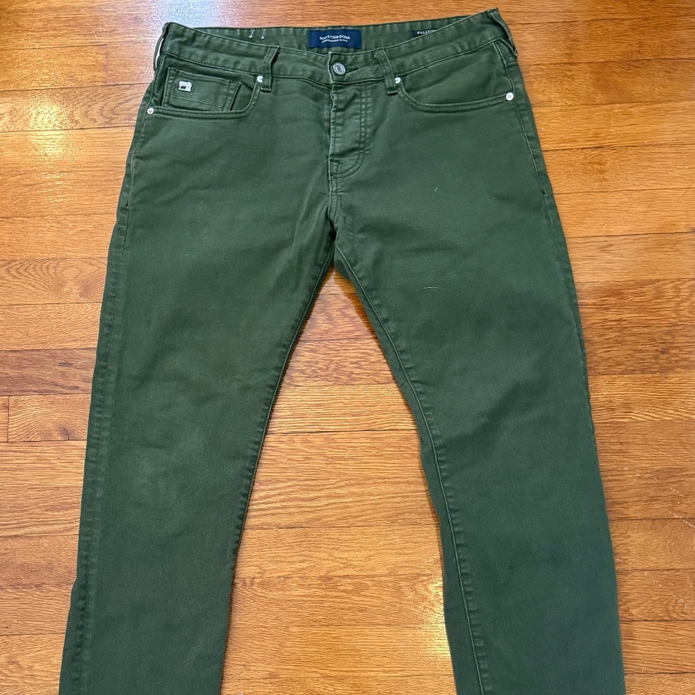 SCOTCH & SODA | Ralston Jeans in Hunter Green